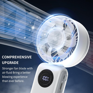 Ventilador USB Portátil Turbo Mini, Recargable, con Luz Nocturna, Pequeño, de Bolsillo, para el Verano, Venta al Por Mayor de Fábrica en China - Product Image 2