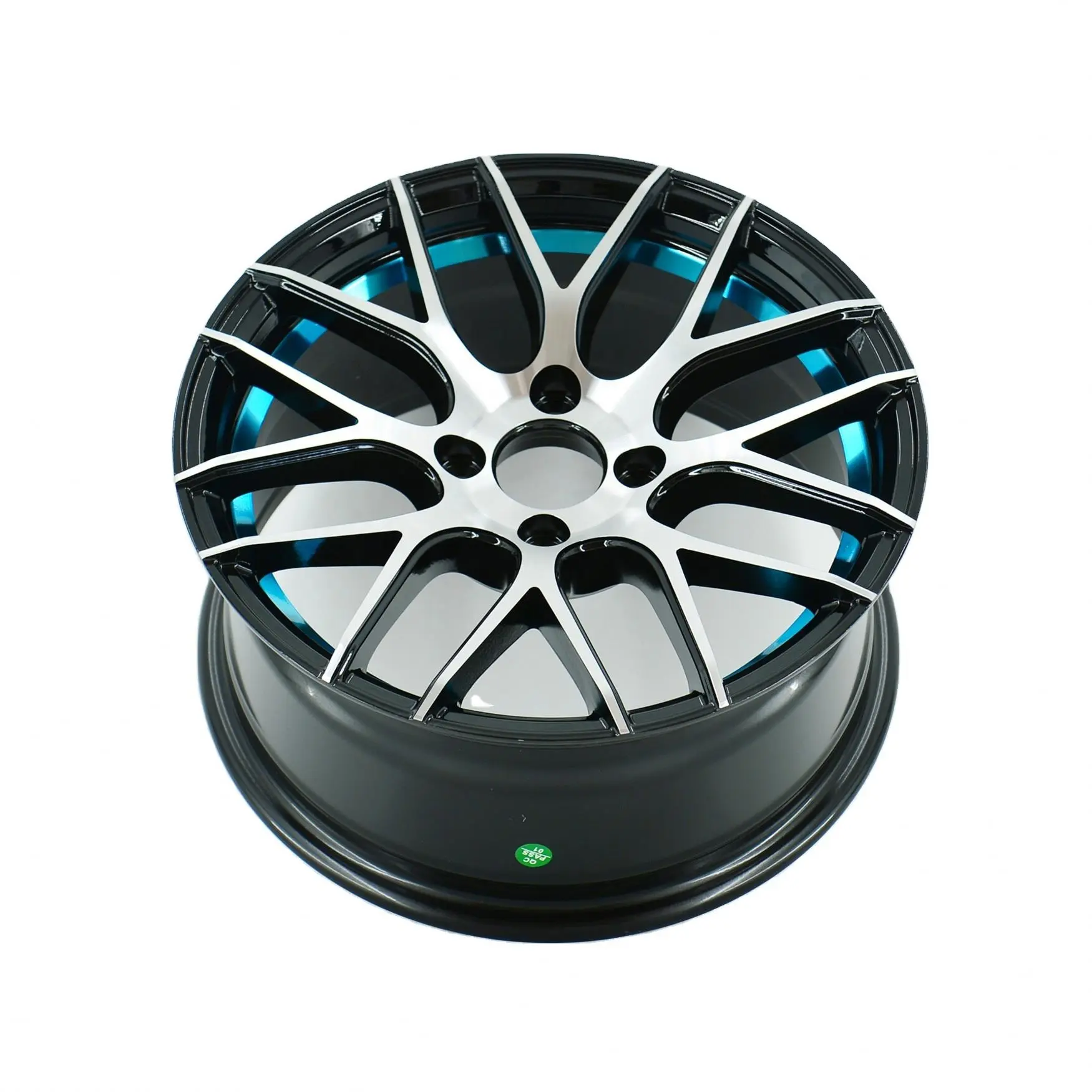 Flrocky Blue Red Detail 15 Inch 4/8*100 4/8*108 4/8*114.3 Alloy Wheel Rims 15*7.0 Passenger Car Wheel Rims For Yusta