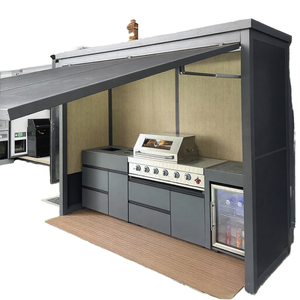 New Arrival Luxurious Modern Stainless Steel <strong>BBQ</strong> Outdoor Kitchen Cabinet <strong>Gas</strong> Grill <strong>6</strong> <strong>Burners</strong> Remote Control Customizable Height - Product Image 2