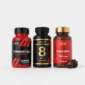 Capsule Energizzanti Maschili Maca <span class=keywords><strong>Tongkat</strong></span> <span class=keywords><strong>Ali</strong></span> Xilaizhi per Adulti, 90 Capsule - Product Image 1