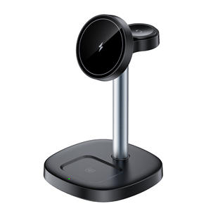 Produit de dropshipping : Chargeur sans fil magnétique 3-en-1 rapide 15W pour téléphone portable, écouteurs et montre - Product Image 4