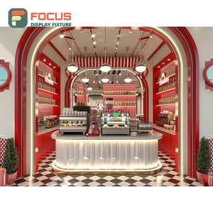 Creative Coffee Display <b>Rack</b> Tall Open Shelf Syrup Display Natural Oak Product Display <b>Rack</b> - Product Image 4