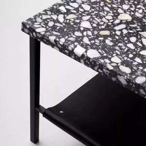 Ciment terrazzo pour carrelage de sol intérieur/extérieur <span class=keywords><strong>Valentino</strong></span> gris foncé WT232, bon prix pour dalle de pierre de grande taille - Product Image 1