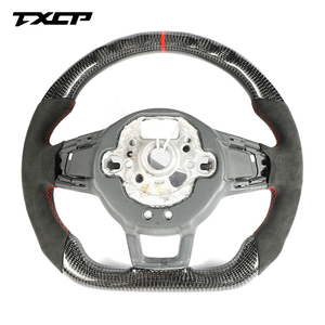 Compatible avec Volkswagen T6 2015-2019 GTR GTS <span class=keywords><strong>GTE</strong></span> Volant en carbone LED - Product Image 6