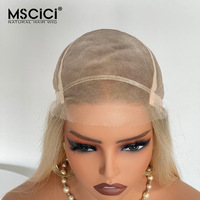 Perruque Lace Front 13x6 en Cheveux Vierges Brésiliens, Lisse, Blond Naturel, Sans Colle, Facile à Porter, 100% Cheveux Humains, 14-26 pouces