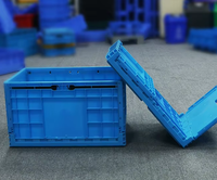 Caisse pliable en gros, transport en plastique, panier pliable en plastique, boîte pliable, caisse pliable