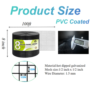 Gorrión disuasorio para sistemas solares 1,5mm 8 ''alambre de pájaro recubierto de PVC con 80 Clips para panel solar Nido de Pájaros bloque físico - Product Image 2