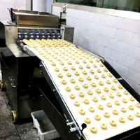 Machine à fabriquer des biscuits mous, petite machine à imprimer des biscuits croustillants en forme de sablés, moule rotatif pour craquelins, ligne de rouleaux pour boulangerie