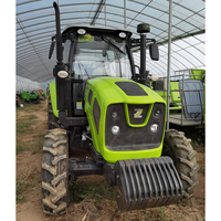 Tracteur agricole chinois Zoomlion 120HP 4WD à moteur diesel RH1204 avec boîte de vitesses et pompe pour l'agriculture