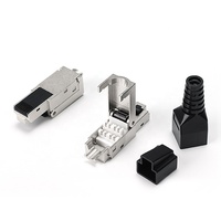 Conector Modular RJ45 CAT6A FTP sin Herramientas para Cableado Integrado