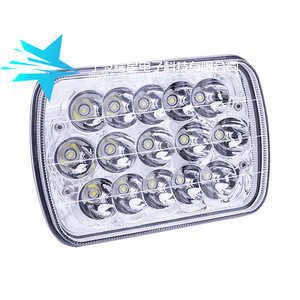 Flare <b>Star</b> Electronic 5x7 <b>Led</b> Headlight 15000 Lm 6000K 12V Universal Fit For Retrofit Upgrade - Product Image 5