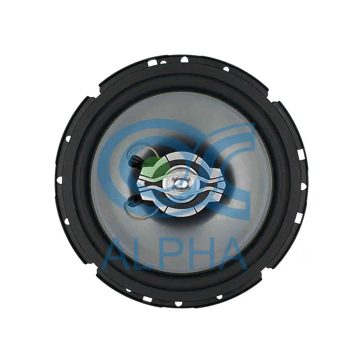 6 인치 동축 차 스피커 2 방법 음악 확성기 차 오디오 증폭기 드라이브 시스템 구성요소 차량 디자인을 위한 강화된 저음 스피커