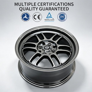 Roues universelles FLowtone, roues de 16 pouces 4x100/114.3, alliage d'aluminium léger, jantes pour VW Polo Golf Mk1 Mk2 Mk3 Lupo - Product Image 4
