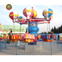 Manège portable Samba Ballon pour parc d'attractions avec remorque pour enfants, certifié CE, capacité de 24 personnes, puissance de 15 kW