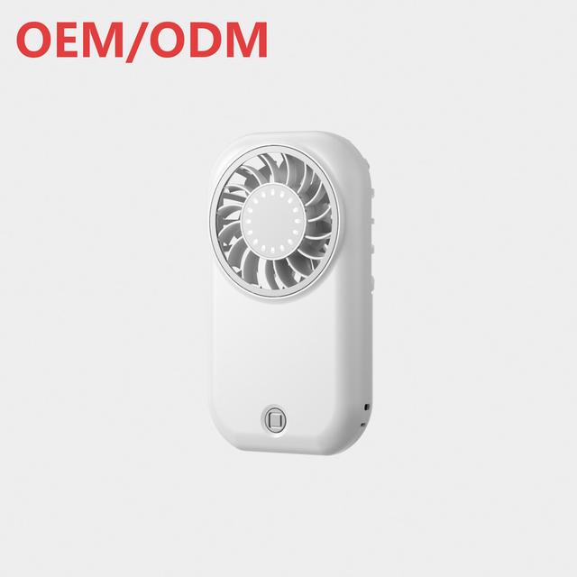 Ultra Thin Mini Handheld Fan USB Rechargeable Portable Cooling Fan High Wind Personal Fan for Travel Office