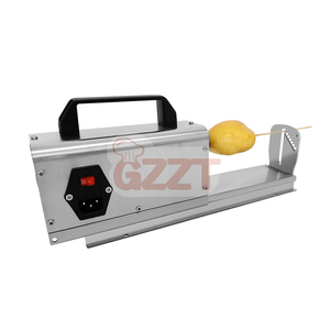Thép không gỉ 3 trong 1 Twist khoai tây Slicer Cutter 110/220V Điện khoai tây chiên xoắn HOT Dog <span class=keywords><strong>Tornado</strong></span> khoai tây Máy cắt - Product Image 1