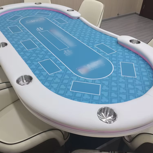 Mesa y Sillas de Póker Texas Hold'em de Alta Calidad Personalizadas Premium, Mesa de Póker Texas de Nuevo Diseño para Casino - Product Image 2