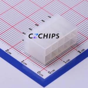 M4202V-2x5P Wire-to-Board Pin Header Through hole Component (THT),P=4.2mm Connector 2x5P 4.2mm Through Hole 10P - Product Image 1