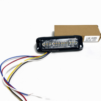 Vierfarbiges LED-Notfall-Autolicht, Schlankes LED-Licht in Amber, Rot, Blau, Weiß, Grün LTD148, Dauerlicht ohne Internen Blinker