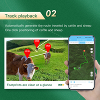 Rastreador GPS para Ganado al por Mayor, Resistente al Polvo y al Agua IP67, con Carga Solar, para Vacas