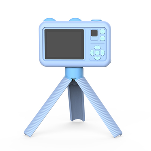 D32 Appareil photo miniature portable à double objectif 1080P FHD avec écran de 2,0 pouces, mignon, pour enfants, cadeau d'anniversaire ou de Noël - Product Image 3