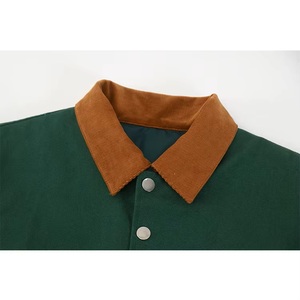 Vestes pour hommes en coton 100% avec poches cargo, design luxueux, couleur olive, nouvelle mode, vente en gros, sur mesure - Product Image 3