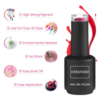 Vernis à ongles en gel de 15 ml, 3000 couleurs, gel pailleté laser coloré, gel à faire tremper, UV LED, gel pour nail art, design DIY
