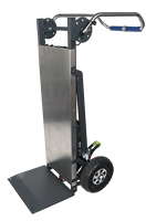 Chariot électrique pliable robuste pour monter les escaliers, haute capacité de charge, pour la logistique industrielle