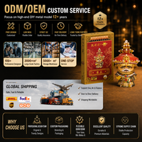 Kit de puzzle 3D en métal DIY « Empereur Yongzheng » – Jouet éducatif STEM personnalisé en gros, cadeau, décoration – Vente directe usine, OEM, CE EN71