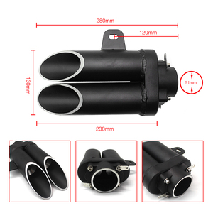 <span class=keywords><strong>Tubo</strong></span> <span class=keywords><strong>de</strong></span> <span class=keywords><strong>escape</strong></span> <span class=keywords><strong>Doble</strong></span> modificado Universal para motocicleta profesional, 38/51mm, para R1 R3 R6 Z800 - Product Image 6