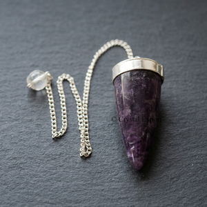 Best Selling Natural Amethyst Bullet Cap Pendulums <b>with</b> Healing Properties Handmade - Product Image 3