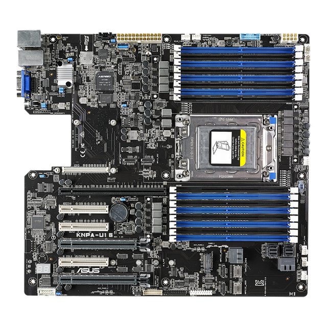 3-Year Warranty AMD EPYC Server Motherboard for ASUS KNPA-U16 New DDR4 Memory SATA Hard Drive Interface