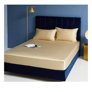 Bianco king size <span class=keywords><strong>lenzuola</strong></span> dell'hotel montato biancheria da <span class=keywords><strong>letto</strong></span> <span class=keywords><strong>180x200</strong></span> foglio di cotone montato al 100% jersey di cotone egiziano montato fogli - Product Image 5