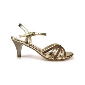 Yüksek topuklu kadın ayakkabıları moda elmas bayan sandalet orta topuklu parti elbise ayakkabı Pu ayak bileği kayışı özelleştirme kauçuk kadın 36-41