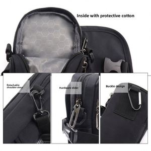 Durable Waterresistant Phone <b>Pouch</b> <b>for</b> <b>Men</b> Belted Waist Bag Vertical Style - Product Image 3