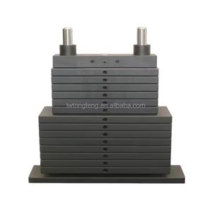 Placas selectoras de acero personalizadas para gimnasio/pesas rectangulares/pila de pesas Q235 - Product Image 1