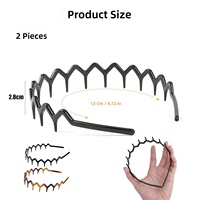 BELLEWORLD Bandeaux à cheveux léopard flexibles avec peigne intégré, serre-têtes en plastique, accessoires pour cheveux pour femmes