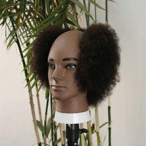 100% vrais cheveux humains hommes <span class=keywords><strong>coiffure</strong></span> formation tête coupe pratique Mannequin tête pour Salon - Product Image 5