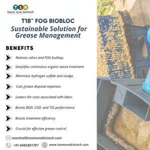 Bloc de traitement des graisses en plastique pour la gestion efficace des eaux usées - Product Image 1