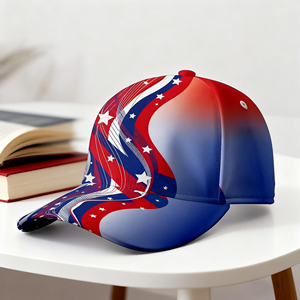 Gorras de Béisbol Nuevas 2025 de Alta Calidad, Personalizadas con la Bandera de Estados Unidos, de Algodón, de 5/6 Paneles, con Impresión de Alta Definición - Product Image 3