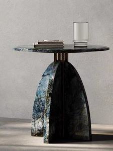 Table d'appoint en T marbré pour café - Product Image 5