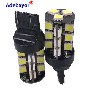 Dembélé Haute Luminosité 2838 27smd Mini Voiture Ampoule Clignotant Feu Stop Led T20 Canbus Sans Erreur - Product Image 4