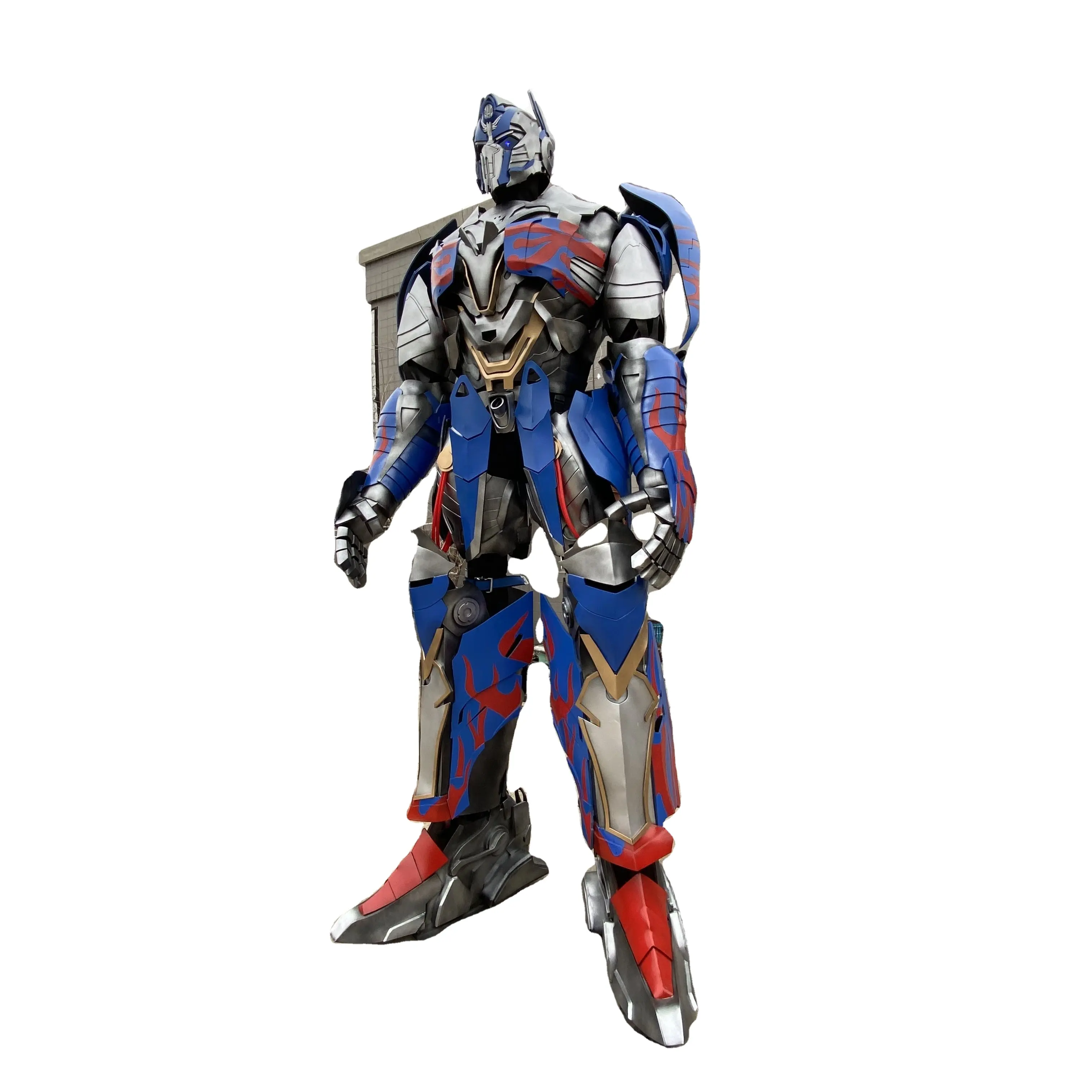 Realistico umano a grandezza naturale attraente Optimus Prime Bumblebee megatron Cosplay Robot Costume trasforma er suit