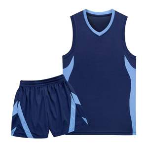 Set di abbigliamento sportivo in maglia reversibile personalizzato maglia da basket da uomo pantaloncini da ginnastica in poliestere stampati uniformi di squadra per adulti - Product Image 3