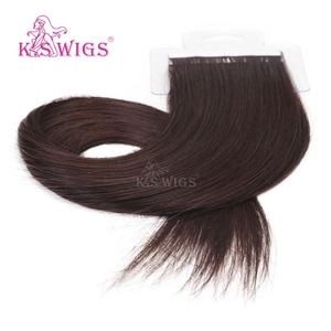K.SWIGS Extensions de cheveux invisibles sans couture de 22 pouces, cheveux humains 100% Remy chinois, double épaisseur, lisses et soyeux, durables - Product Image 1
