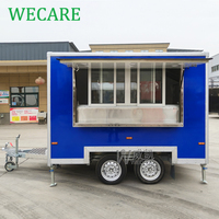 Camion de restauration rapide entièrement équipé Wecare, camion de restauration personnalisé, remorque de vente de boissons