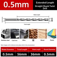 Foret hélicoïdal à queue droite allongé HSS en acier inoxydable, ultra-long pour trous profonds, pour perçage électrique du métal 160 200