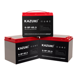 Batería de ciclo profundo sellada AGM <span class=keywords><strong>Kazuki</strong></span> 6-DF-65.3 12V 65.3Ah, 2000 ciclos, para triciclos eléctricos/Vehículos Eléctricos, sillas de ruedas eléctricas y embarcaciones - Product Image 3