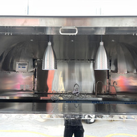 Goeasy Fourgon à café en acier inoxydable Remorque alimentaire mobile entièrement équipée Pizza Food Truck à vendre aux États-Unis, au Royaume-Uni CA AU