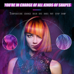 Offre Spéciale adapté à toutes les couleurs de peau Tempérament thermosensible améliorant la crème de teinture des cheveux personnalisée vibrante - Product Image 6